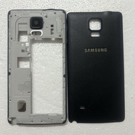 Full Housing For Samsung Galaxy Note 4 N910F N910A N910P N910C Middle Frame Plate Bezel With Side ke