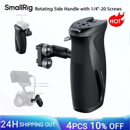 SmallRig Rotating Side Handle with 1/4"-20 Screws, 360° Adjustment Handgrip for DSLR Camera Cage Kit