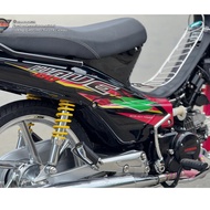 Wave S 100 CAR STICKER - SMALL PINK BLACK WAVE - HIGH QUALITY DESIGN - WAVE - HIGH QUALITY REMOVABLE