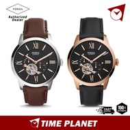 [Official Warranty] Fossil ME3061/ME3170 Townsman Automatic Leather Men Watch