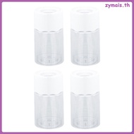 4 Pcs Daffodil Planting Pot Clear Plastic Nursery Pots 11.80X6.80X6.80CM Transparent  zymais