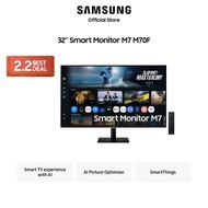 Samsung 32" Smart Monitor M7 M70F UHD (Black) / LS32FM700UEXXS