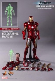全新 Hot Toys The Avengers - Mark VII Mark 7 鐵甲奇俠特別版附小綠人 (MMS185)