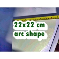 ARC SHAPE 22x22 cm centimeter marine plywood ordinary plyboard pre cut custom cut 2222arc