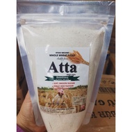 [Healthy] 1kg Atta Indian Whole Wheat Flour for dieting (zip bag)
