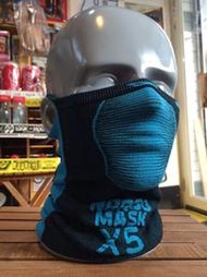 (I LOVE樂多)Naroo Mask 藍色長版X5騎行運動 面罩 單車 哈雷 越野 滑胎 偉士 VESPA Cafe