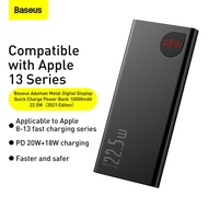 Baseus sạc dự phòng 10000mAh 22.5W PD sạc nhanh Powerbank Bộ sạc pin di động cho Iphone 14 13 12 Pro