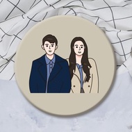 似顏繪 硅藻土 杯墊 客製化