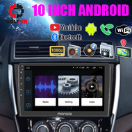 【MONQIQI】Head Unit Android 7/9/10 Inch 2 Din Double Din Tv Tv Android 12 11 10 Inci Mobil RAM 2GB+32GB ROM Wifi GPS Bluetooth Audio Mobil