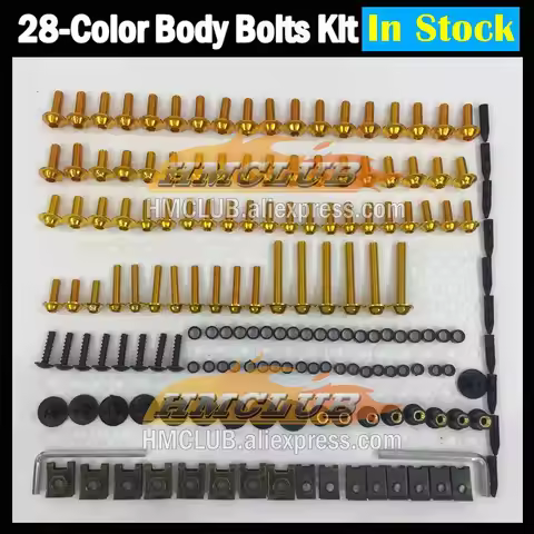 268PCS Fairing Bolts Screws Kit For KAWASAKI NINJA 400 EX400 G EX 400 #EX400G CC 18 19 20 21 22 23 2