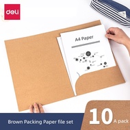 fail dokumen file organizer Folder halaman tunggal berbentuk L Deli 5917 Folder cip tunggal kertas k