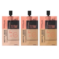 T-2-1-3 Maybelline Fitme Foundation 5ml.vit C Skin Tint Light Texture Comfortable Not Greasy