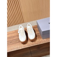 HOGAN Ladies 2026 Autumn Leather Stitching Thick-Soled Lace-Up Casual Press Sports German Training S