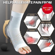 1 Pair Neuropathy Compression Socks for Men and Women - Ankle Brace for Tendonitis Pain Relief and P