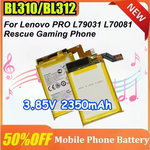 3.85V 2350mAh BL310 BL312 Battery for Lenovo PRO L79031 L70081 Rescue Gaming New Mobile Phone Batter