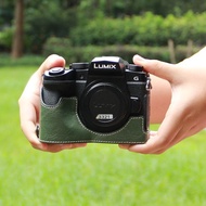 Suitable for Panasonic GX9 G95 G9 S5m2 Leather Case G100D GF2 GF6 G7 Base S9 Camera Bag LX10