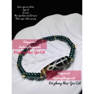 Lam Ngoc Bracelet 7A Mix Dzi Than Tai size 5mm Svip Inspected Goods