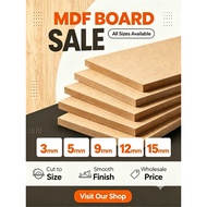 MDF BOARD 3mm 5mm 9mm mm 15mm 18mm Custom Cut