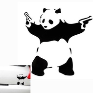 Cow Boy Panda Bumper Window Reflective Sticker Wall Vinyl Decal