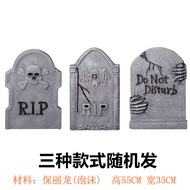 Haroway Halloween Haunted Festival Decoration Foam Tombstone Haunted House Bar KTV Shopping Mall Sup