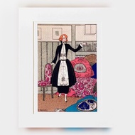 本店獨立印製 - 法國1919年VINTAGE - 藝術月刊內頁插畫