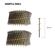 Max chủ đề móng tay cuộn dây móng tay 38mm 55mm 70mm 80mm Pallet cuộn dây đinh cn55 CN70 80 khí nén 