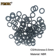 A 100piece OD1.7mm~61mm*0.5mm thickness(CS) NBR o ring seal/Nitrile Rubber