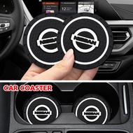 [Ready Stock] 2Pcs/Set Car Cup Holder Mat Cup Holder Non Slip Mat Auto Coaster Car Water Cup Pad for