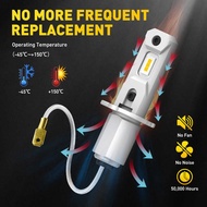 AUXITO Led Fog Light H3 2pcs Yellow Canbus Bulb 3000k 6500K