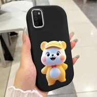 Case For Samsung Galaxy A03s A02s M02s F02s Cute Animal Mouse Phone Round And Fat Soft Cloth Jacket