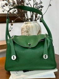 Hermès Lindy 手提包 翠綠色