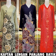 KAFTAN LENGAN PANJANG JUBAH BATIK DESIGN TERENGGANU