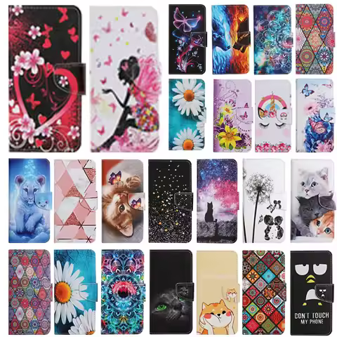 Leather Case For OPPO A72 A74 5G A77 4G A77 A76 A78 OPPO A53S A53S 5G A54S A57S 4G Flip Wallet Card 