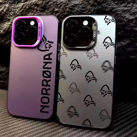 N-norrona Sport AS Phone Case For iPhone 16 15 14 13 12 17 Pro Max Independent Metal Button Electrop