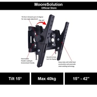 Full set with screw Universal TV 15" 32" 40" Inch Slim Adjustable Tilt LCD LED TV Bracket Wall Mount Bracket