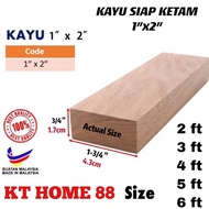 1”x2” (1.7cmx4.3cm) Kayu Ketam / Kayu Perabot / Batang Kayu ketam Siap /Furniture wood Clean / Kayu 