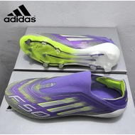 F50 Laceless Elite FG 39-45 Men's Knitted Football Shoes Anti slip Football Boots A-313