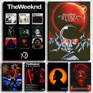 Hot Singer The W-Weeknd Poster HD Art Sticky Wall Waterproof Home Living Room Bedroom Bar Aesthetic 