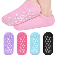 ◘✚☎ 2pc Foot Care Spa Moisturizing Gel Socks Exfoliating Dry Cracked Soft Skin Sock Pedicure Hard Heel skin Protector Repairing