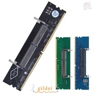 GILDAI DDR3 DDR4 DDR5 RAM Adapter Card, Better Protection 240pin 288pin SO-DIMM to DIMM Adapter, Pro