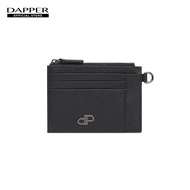DAPPER กระเป๋าสตางค์ ใส่บัตร DP Iconic Leather Card Holder สีดำ