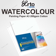 Arto Watercolor Paper A3 - 200gsm - Cotton