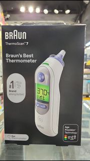 全新正貨 旺角門市 Braun 百靈 ThermoScan 7 紅外線耳溫槍 IRT-6520