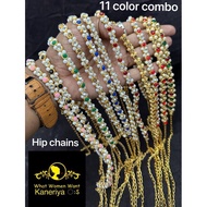 ADJUSTABLE PEARL HIP CHAIN