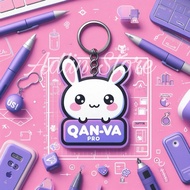 [READY STOCK] ADLIN K4N-W4 WITH CUSTOM KEYCHAIN CARTOON PINK COLOUR