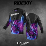 Galaxy Jersey - Premium Dryfit MTB Bicycle Jersey Men's Sports Tops Gowes RIDE AND JOY downhill endu