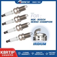 2-8PCS Iridium Platinum Candles Replace for F5KPP332GF Denso IK24 PORSCHE 95817022190 94460/PFR8S8EG