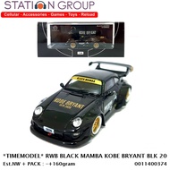 TIME MODEL RWB BLACK MAMBA KOBE BRYANT BLACK 1-64 - DIECAST COLLECTORS