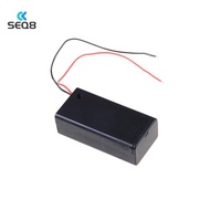 [SEQ8] 1Pcs 9v Battery Holder with ON/OFF Switch 9 volt Box Pa Power Toggle new