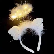 Angel Headband Angel Christmas Headband Wings LED Lights